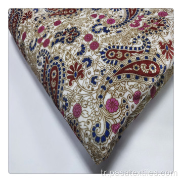 konfeksiyon için tekstil dijital baskılı kadife kumaş